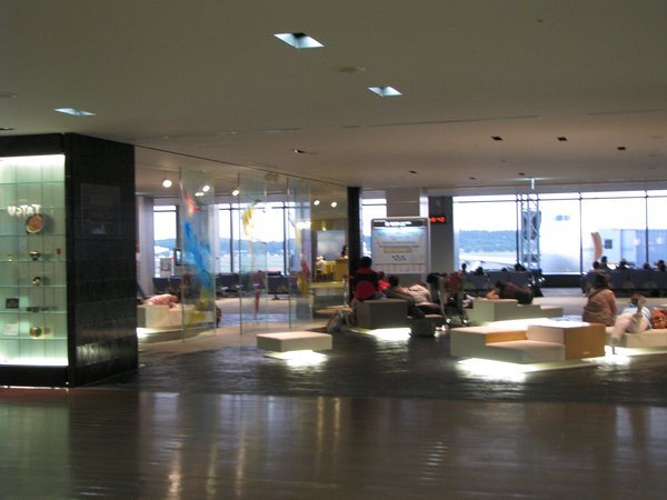 Waiting area inside Terminal 2