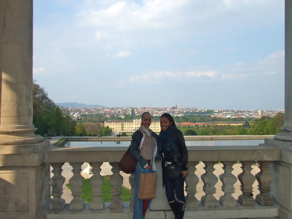 Me and Karen at Schönbrunn Palace