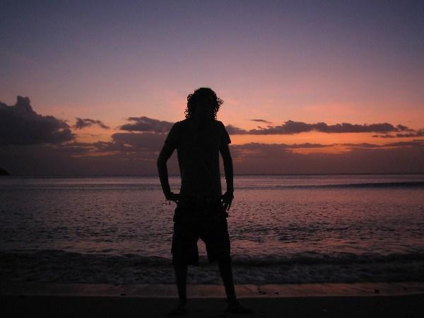 Fijian sunset.