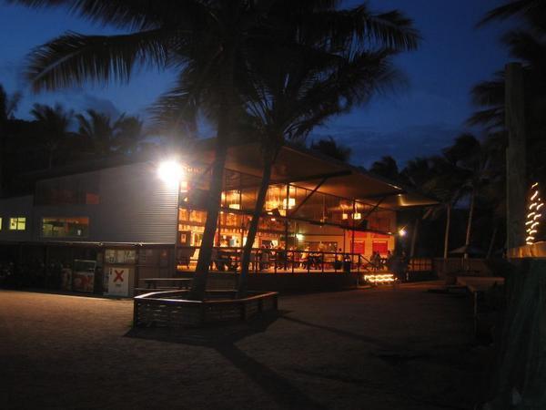 X-Base beachside hostel bar