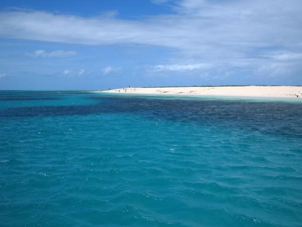 Great Barrier Reef sand island