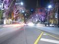Collins St by night