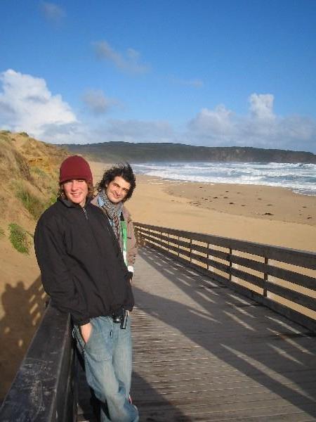 Chris and I at Woolami beach
