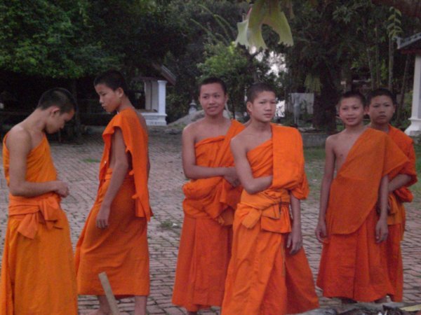 Young monks - an ever present feature of Luang Prabang