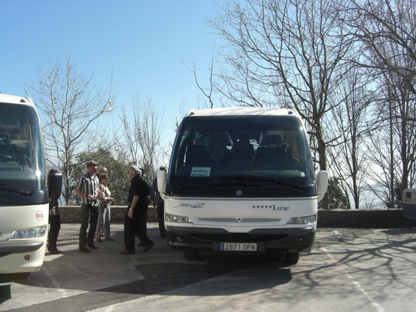 The bus that took the group around!