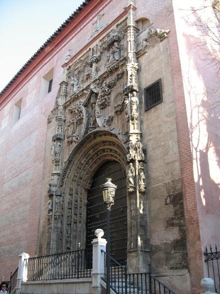 Gothic door of the Cathedral.