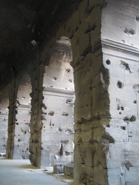 Holes in the pillars