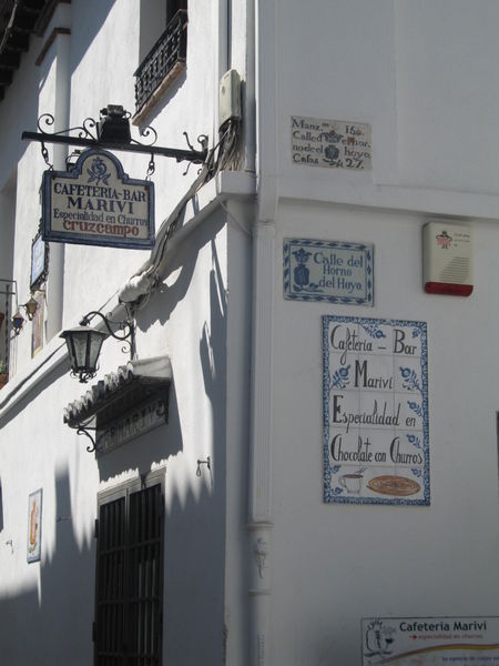 Signs in the Albayzin