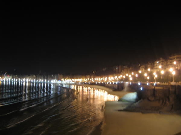 Beach at night