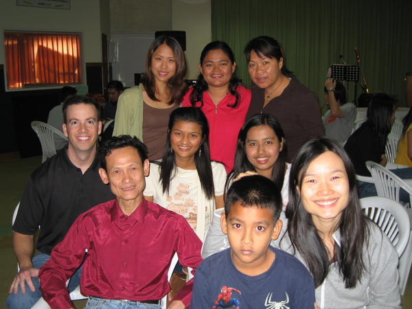 Group photo at Covenant Church