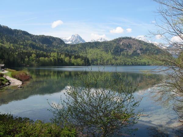 lake near Castle Neuschwanstein