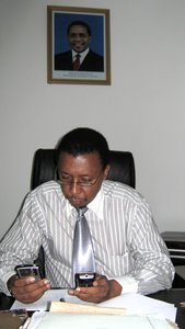 B.M.C.M. Midala under picture of President Kikwete