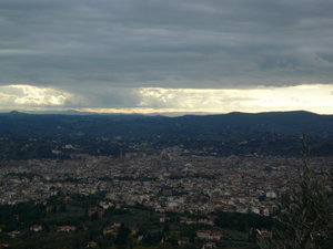 A view of Florence from Fiesole