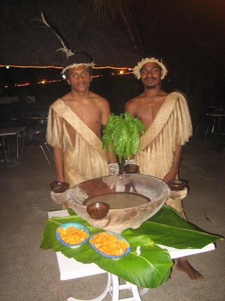 Melanesian feast with Kava