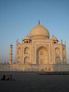 Taj Mahal at sunrise