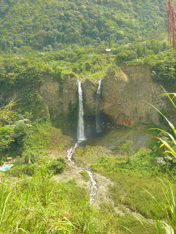 Wasserfall in Banos
