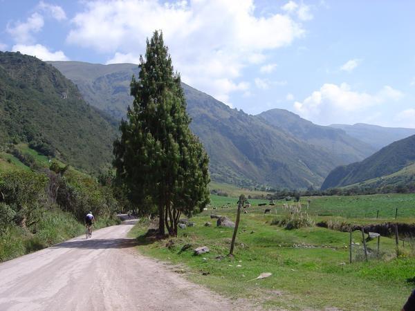 Biking from Cajas to Cuenca