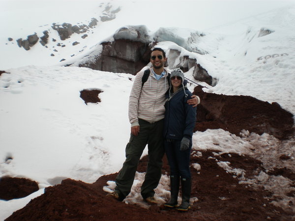 Us & the glacier