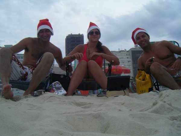 Christmas day on Copacabana