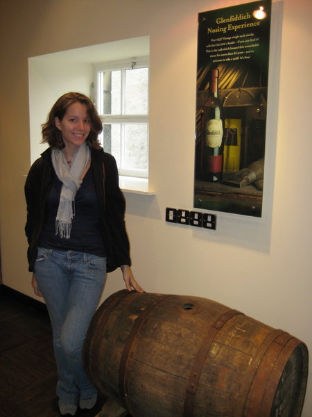 Posing with the barrel