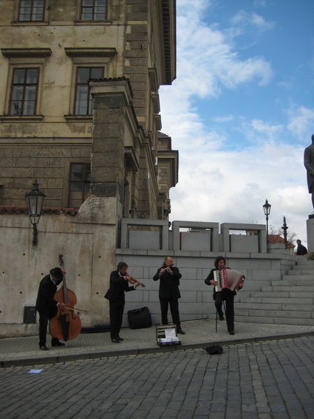 Some of the Many Street Musicians
