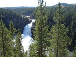 Upper Yellowstone River Falls