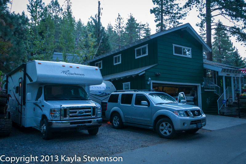Two Big Units Setting off for Yosemite at Dawn