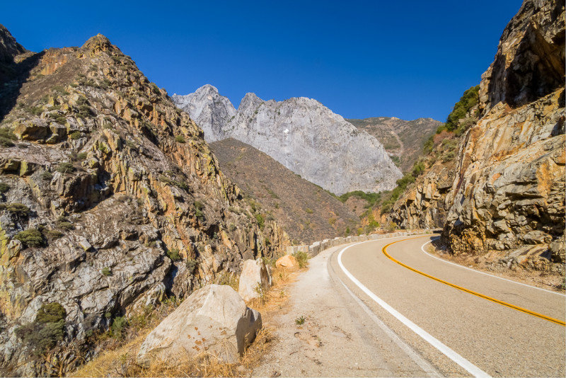 Road Into King's Canyon