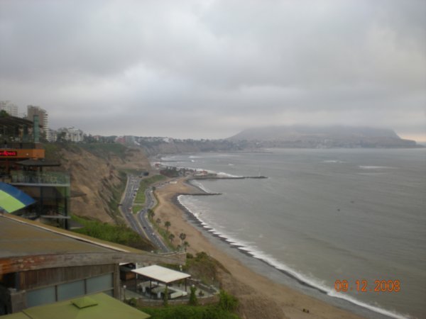The beach at Lima