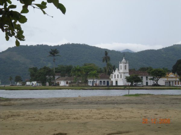 Paraty from the beach