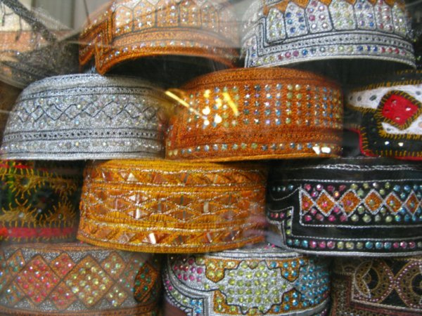 mens hats, old city Lahore