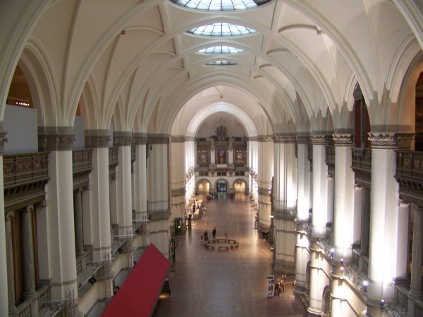 Inside of the Nordic Museum