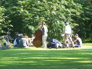 Bass and Trombone in the Park