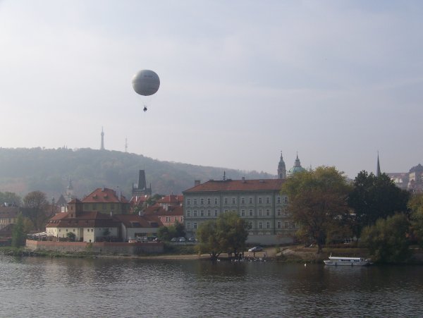 Hot Air Balloon over Prague