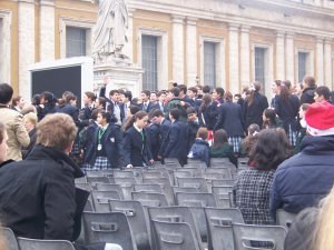 Waiting for the Pope