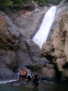 Nasadjan Falls at the back