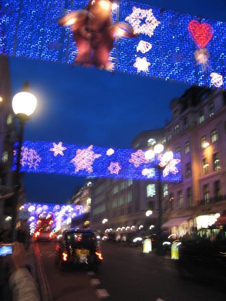 Xmas lights, London