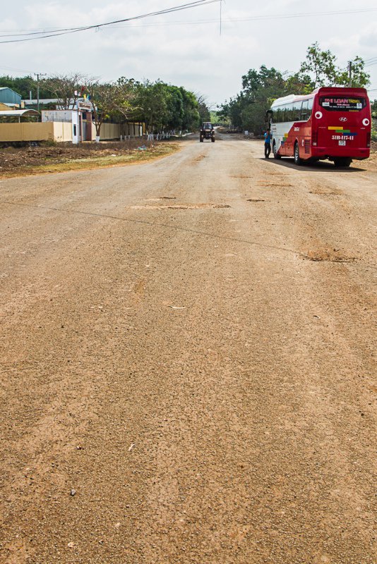 Luscombe Airstrip is now a road near Nui Dat