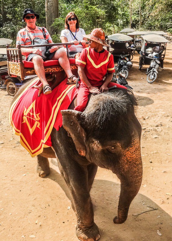 Angkor Thom Elephant Ride
