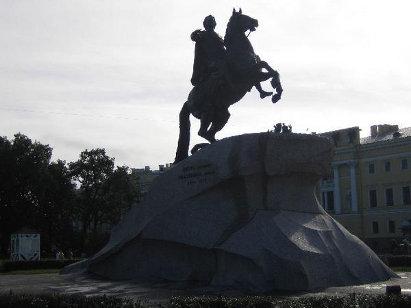 Peter the Great, avec cheval