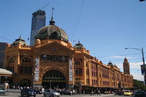 Flinders St Station. Melbourne.