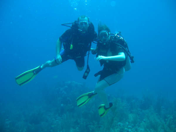 Me and Terry on our final dive