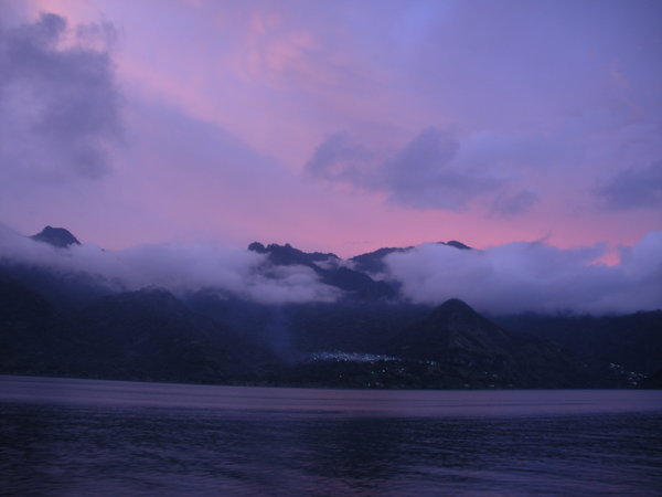 Sunset on Atitlan