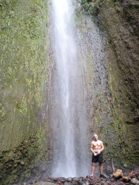 Waterfall at san Roman on Ometepe