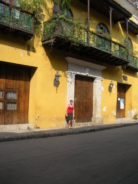 Lovely old streets in Cartagena