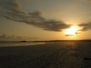 Sunset on our last day of an amazing trip to the Galapagos.