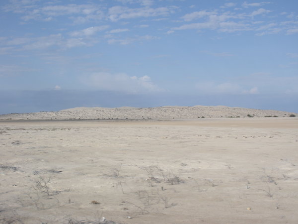 The entire coast of peru is seriously hot desert