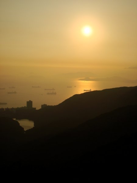 HK island from the peak