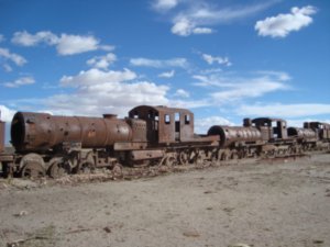 Train graveyard