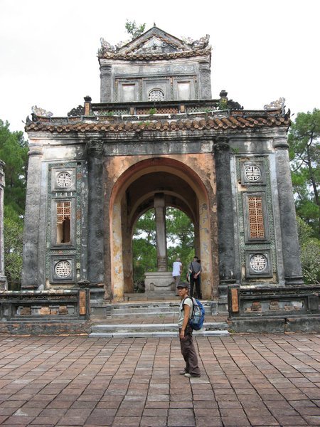 Hue ancient temple ground